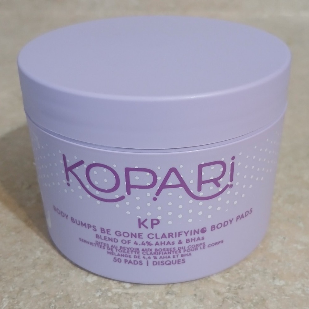 Kopari KP Body Bumps Be Gone Clarifying Body Pads with 4.4% AHA's & BHA's SEALED